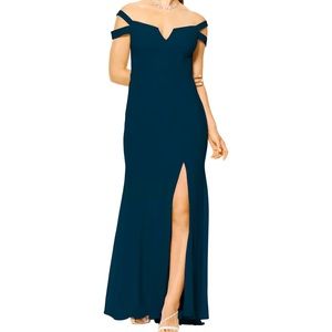 Bill Levkoff navy Bridesmaid dress